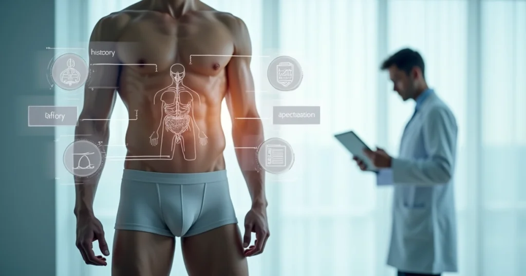 Como é a primeira consulta para aumento peniano?